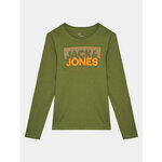 Jack&Jones Junior Majica 12251462 Zelena Standard Fit
