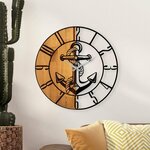 Ukrasni drveni zidni sat, Wooden Clock - 58