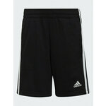 adidas Sportske kratke hlače Essentials 3-Stripes Shorts H65791 Crna Regular Fit
