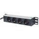 INTELLINET INTELLINET 10" 1U Rackmount 4-Way Power Strip 714020