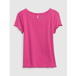GAP Kids Ribbed T-shirt - Girls roze