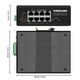 Intellinet 561624 mrežni prekidač Gigabit Ethernet (10/100/1000) Podrška za napajanje putem Etherneta (PoE) Crno