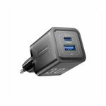 Vention 2-Port USB (C A) GaN Charger (30W 30W) EU-Plug, Black VEN-FEQB0-EU VEN-FEQB0-EU