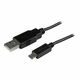 StarTech.com 0.5m Mobile Charge Sync USB to Slim Micro USB Cable M/M - USB cable - 50 cm - USBAUB50CMBK