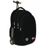 St.Right Black školska torba na kotačićima, ruksak TB-01 44x32x20cm