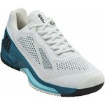 Wilson Rush Pro 4.0 Mens Tennis Shoe White/Blue Coral/Blue Alton 44 Muška obuća za tenis