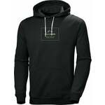 Helly Hansen Men's F2F Organic Cotton Hoodie Ebony Melange M Majica s kapuljačom na otvorenom