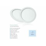 Led panel (lampa) ugradbena okrugla SD-P001 - Ø 280mm 24WW, 3000K