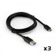 SBOX kabel USB 3.0 - USB tip C, 1m, crni, 3 kom; Brand: WireTech; Model: ; PartNo: CTYPE-1; wire-usb30-typecx3 Model KABEL USB-&gt;USB 3.0 TYPE C M/M 1M Namjena Type-C Connector se već koristi od strane nekih proizvođača pametnih telefona ali s...