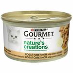 GOURMET Nature's creation s puretinom, začinjen špinatom i pastrnjakom, 85 g