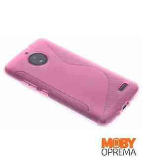 Motorola Moto E4 roza silikonska maska