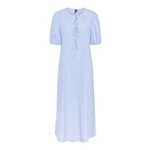 PIECES Ljetna haljina 'HOLLY' plava / bijela
