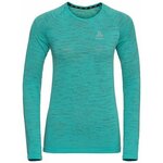 Odlo Blackcomb Ceramicool T-Shirt Jaded/Space Dye S Majica za trčanje s dugim rukavom