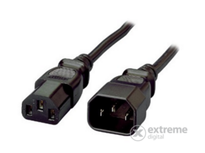 EQUIP IEC Produžni kabel Crno 1.8m 112100