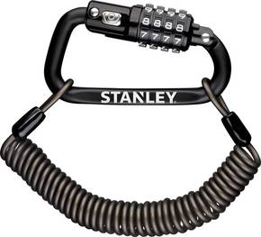Stanley S744-030 kabelski lokot crna zaključavanje s brojčanikom