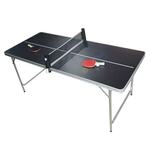 BeerCup BeerCup Aleja, stol za stolni tenis, sklopivi, sa mrežicom, 2 reketa, 6 loptica, držači za loptice