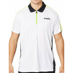 Muški teniski polo Diadora SS Polo Challenge - white/black