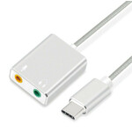 Asonic zvučna kartica USB Tip C + USB Tip A adapt.