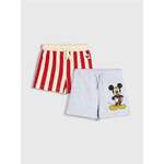 Sinsay - Komplet od 2 para kratkih hlača Mickey Mouse svijetlo siva SS 2025 196DG-9MM