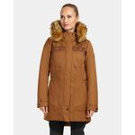 Women's winter coat Kilpi PERU-W Brown smeđa