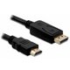 AKYGA DisplayPort HDMI transformator Crno 1.8m AK-AV-05