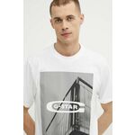 G-Star RAW Majica siva / crna / bijela