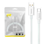 Kabel USB do USB-C Baseus Superior 100W 1.5m (bijeli) (paket od 5 komada)