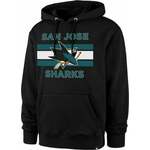 San Jose Sharks NHL Burnside Pullover Hoodie Jet Black M Duksa za hokej