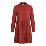 VILA Košulja haljina 'Morose' hrđavo crvena