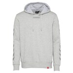 Hummel Sportska sweater majica 'Legacy' tamo siva / siva melange