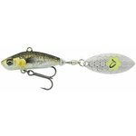Savage Gear 3D Sticklebait Tailspin Green Silver Ayu 6,5 cm 9 g
