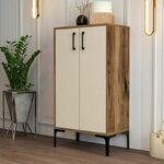 Ormar za cipele, Prag - Walnut, Cream
