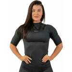 Nebbia Python SnakeSkin Mid Sleeve T-Shirt Black L Majica za fitnes