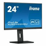 Iiyama ProLite XUB2492HSU-B5 monitor, IPS, 23.8"/24", 1920x1080, 75Hz, pivot, HDMI, Display port, USB