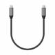 Satechi Fonott kabel, USB-C na USB-C, 40 Gbps, 80 cm, sivi