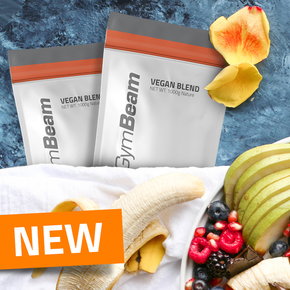 Protein Vegan Blend - GymBeam banana 1000 g