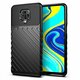 Silikonska Thunder maskica za Xiaomi Redmi Note 9S/9 Pro/9 Pro Max Crna