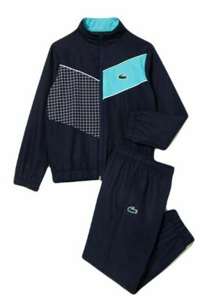 Trenirka za mlade Lacoste Colorblock Tennis Sweatsuit - navy blue/blue/white