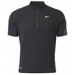 Muški teniski polo Reebok Les Mills Zip Polo M - black