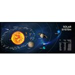 Gembird MP-SOLARSYSTEM-XL-01 Gaming mouse pad, extra large, "Cosmos" 350 x 900 mm