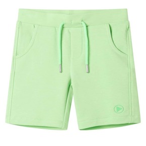 VidaXL Dječje kratke hlače fluorescentno zelene 92