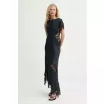 Haljina A.L.C. Alessia boja: tamno plava, maxi, ravna, 6DRES02453