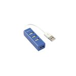 Sbox H-204BL 4 portni USB Hub, plavi