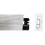 Lajsna za laminat ARBITON PVC Indo duljina 2,5m - visina 70mm - 02 north ash