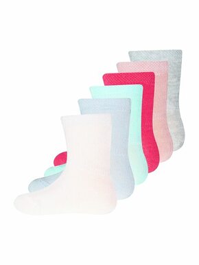 EWERS Čarape svijetloplava / siva melange / roza / roza / bijela