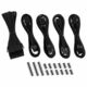 CableMod Classic ModMesh Cable Extension Kit - 8+8 Series - schwarz CM-CAB-CKIT-N88KK-R