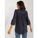 Blouse-D73761M11062E-graphite ljubičasta