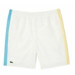 Muške kratke hlače Lacoste Sportsuit Colour-Block Shorts - white/blue/yellow