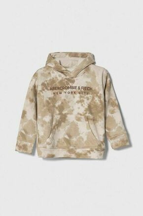 Abercrombie &amp; Fitch Sweater majica bež / svijetlosmeđa / bijela