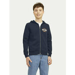 Jack&Jones Junior Majica dugih rukava Logo 12258858 Tamnoplava Regular Fit